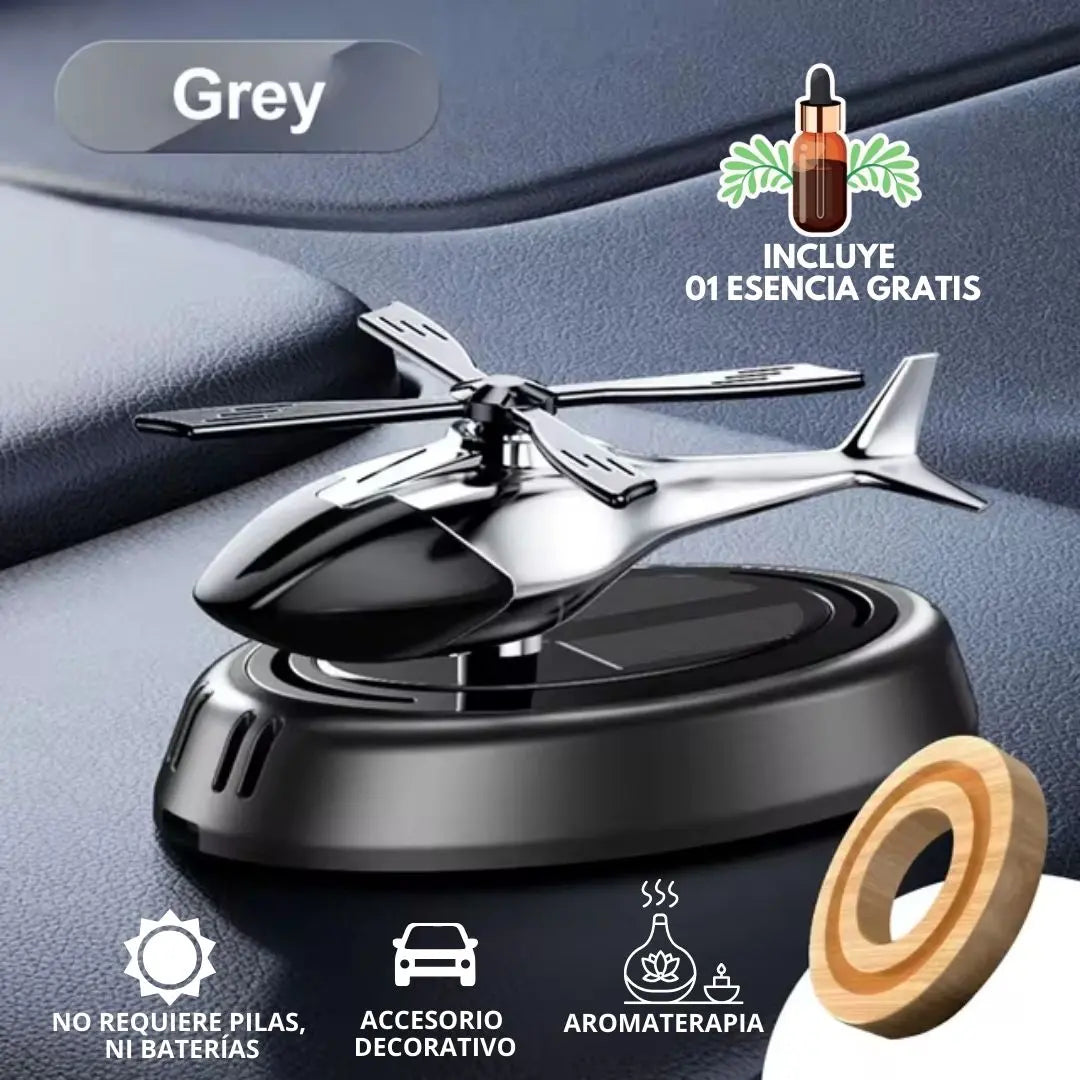 Difusor Helicóptero Solar para autos: Helifresh