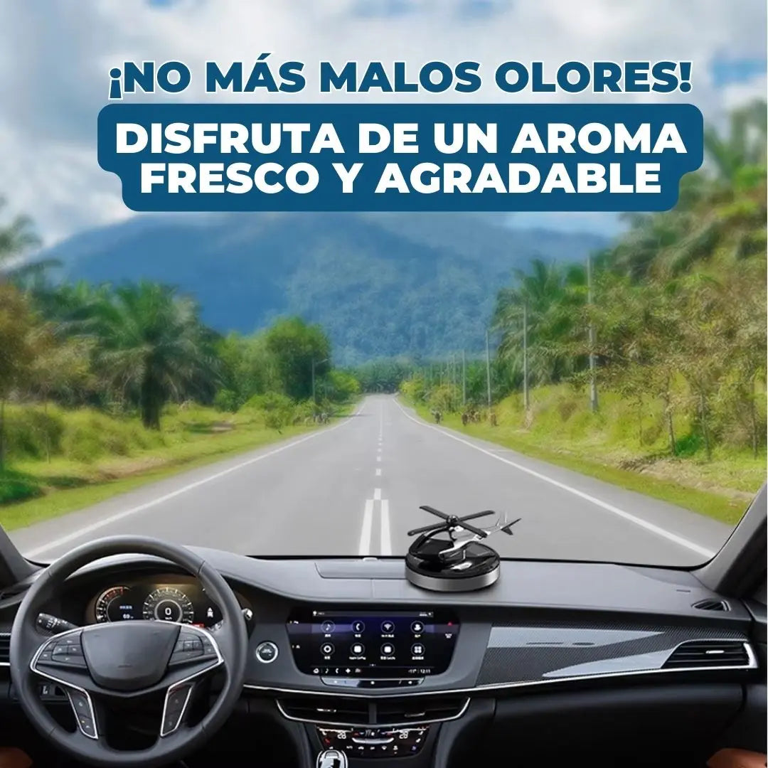 Difusor Helicóptero Solar para autos: Helifresh