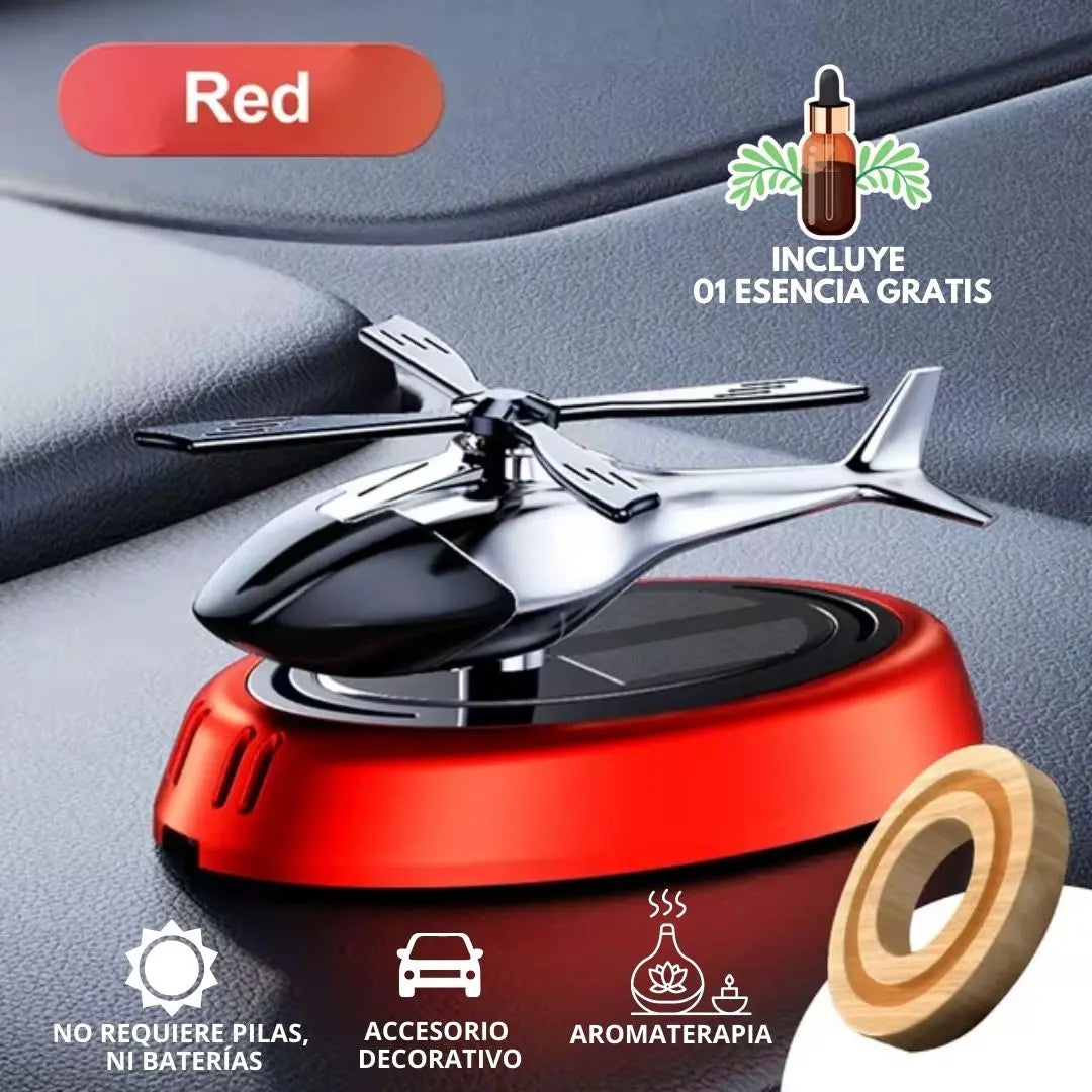 Difusor Helicóptero Solar para autos: Helifresh