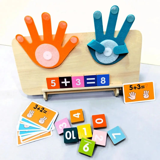 TABLERO MONTESSORI MANITOS MATEMÁTICAS 🖐