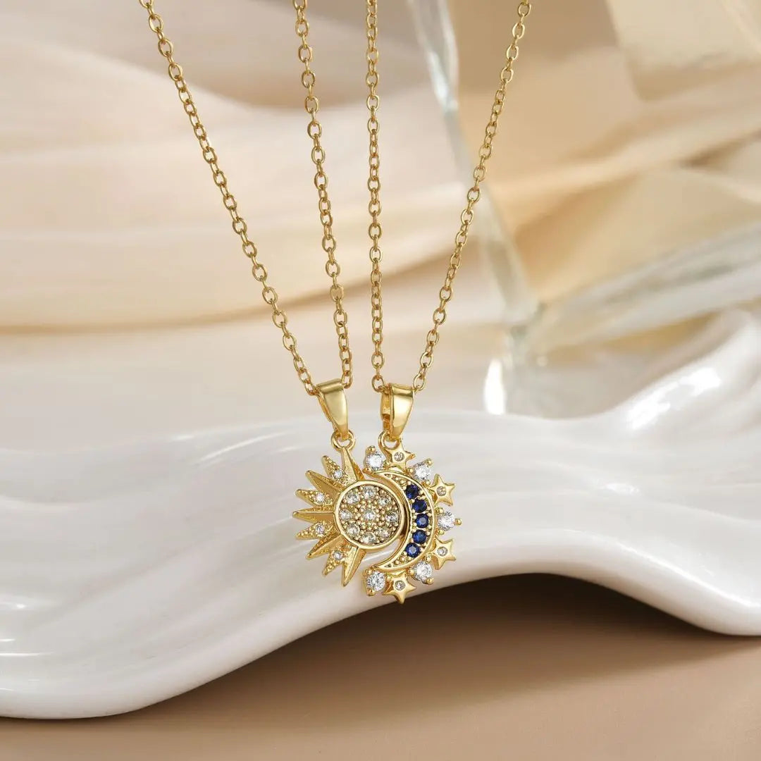 COLLAR SOL Y LUNA: Dualidad perfecta